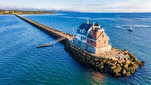 Nearby Rockland Breakwater Light